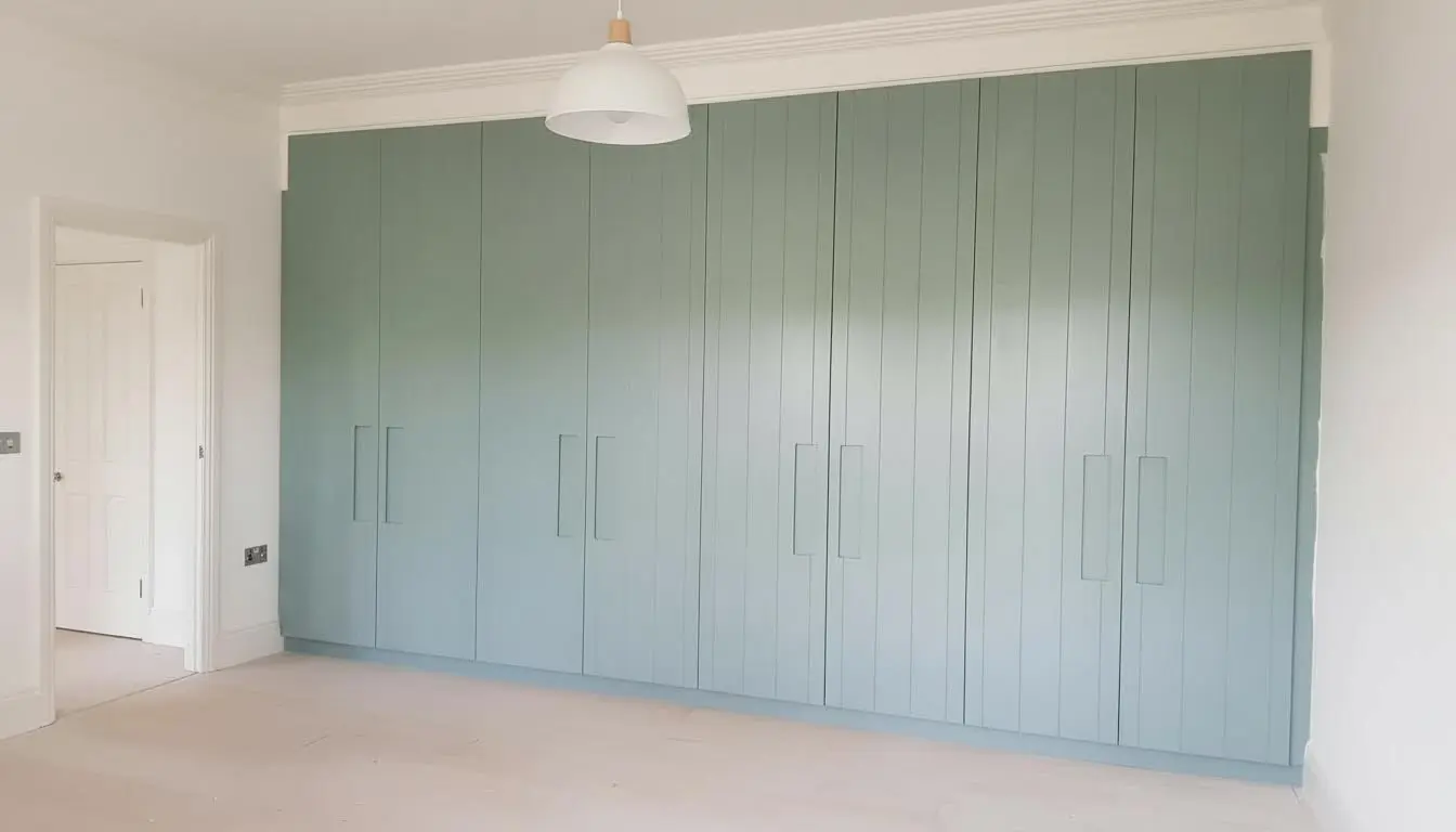 Fitted wardrobe installation